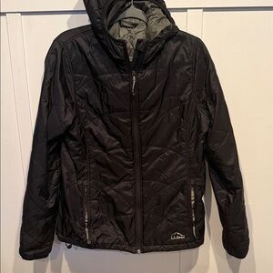 L.L. Bean Kids Black Puffer Jacket